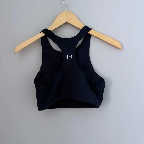 Under Armour Black Fitted Sports Bra Size Small - Picture 3 of 3